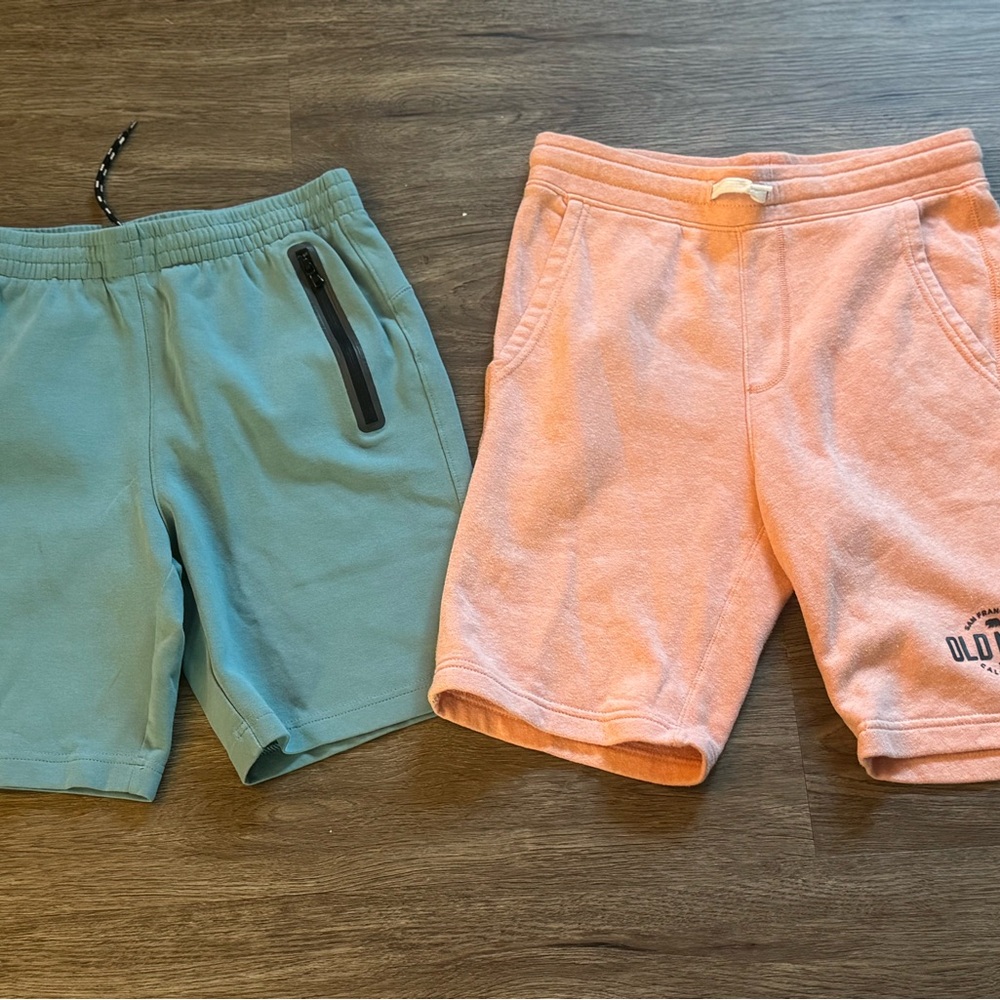 Old Navy Sage and Peach Colored Shorts Set